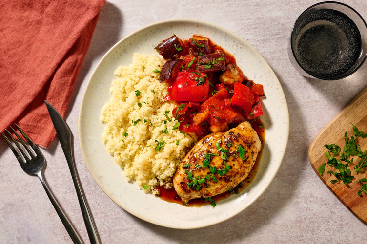 Pan-seared Chicken Breast and Ratatouille