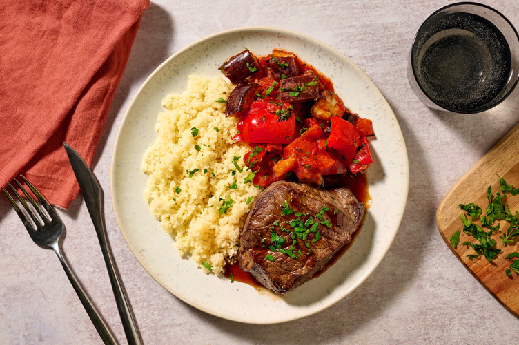 Pan-seared Beef Rump and Ratatouille