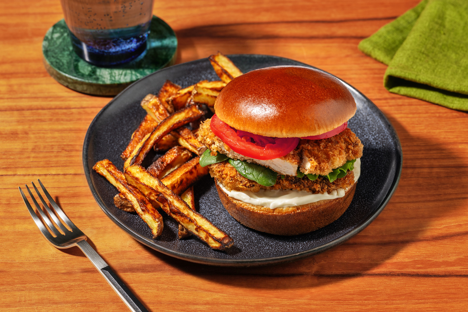 Louisiana Crumbed Chicken Burger