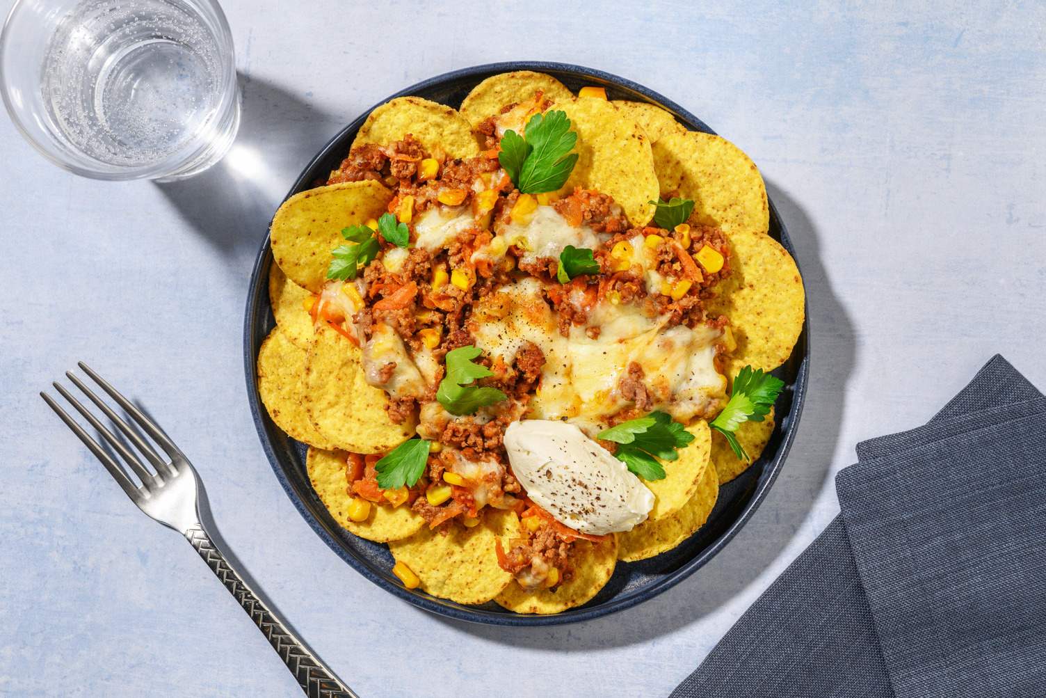 Loaded Smokey Beef & Chorizo Nachos