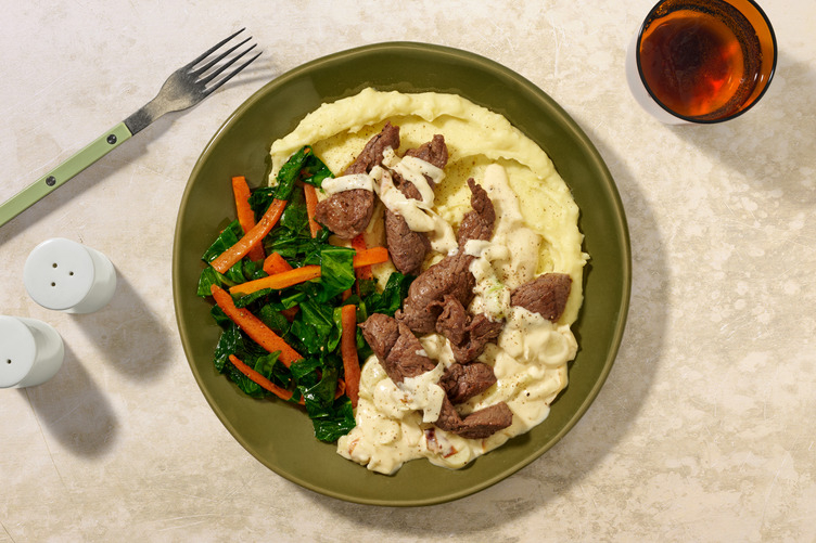 Spiced Pork Loin & Creamy Leek Sauce