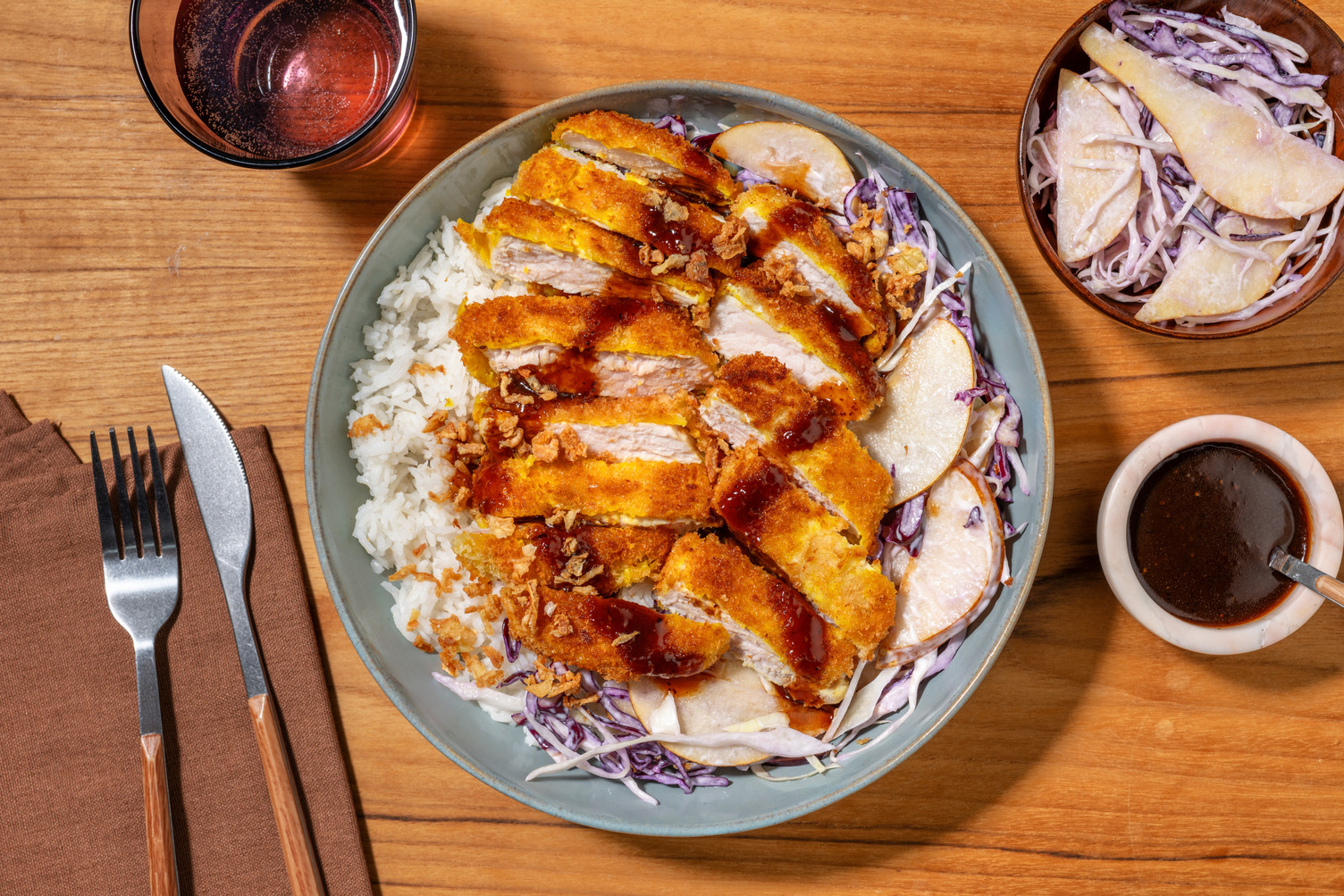 Crispy Chicken Cutlet & Katsu Sauce