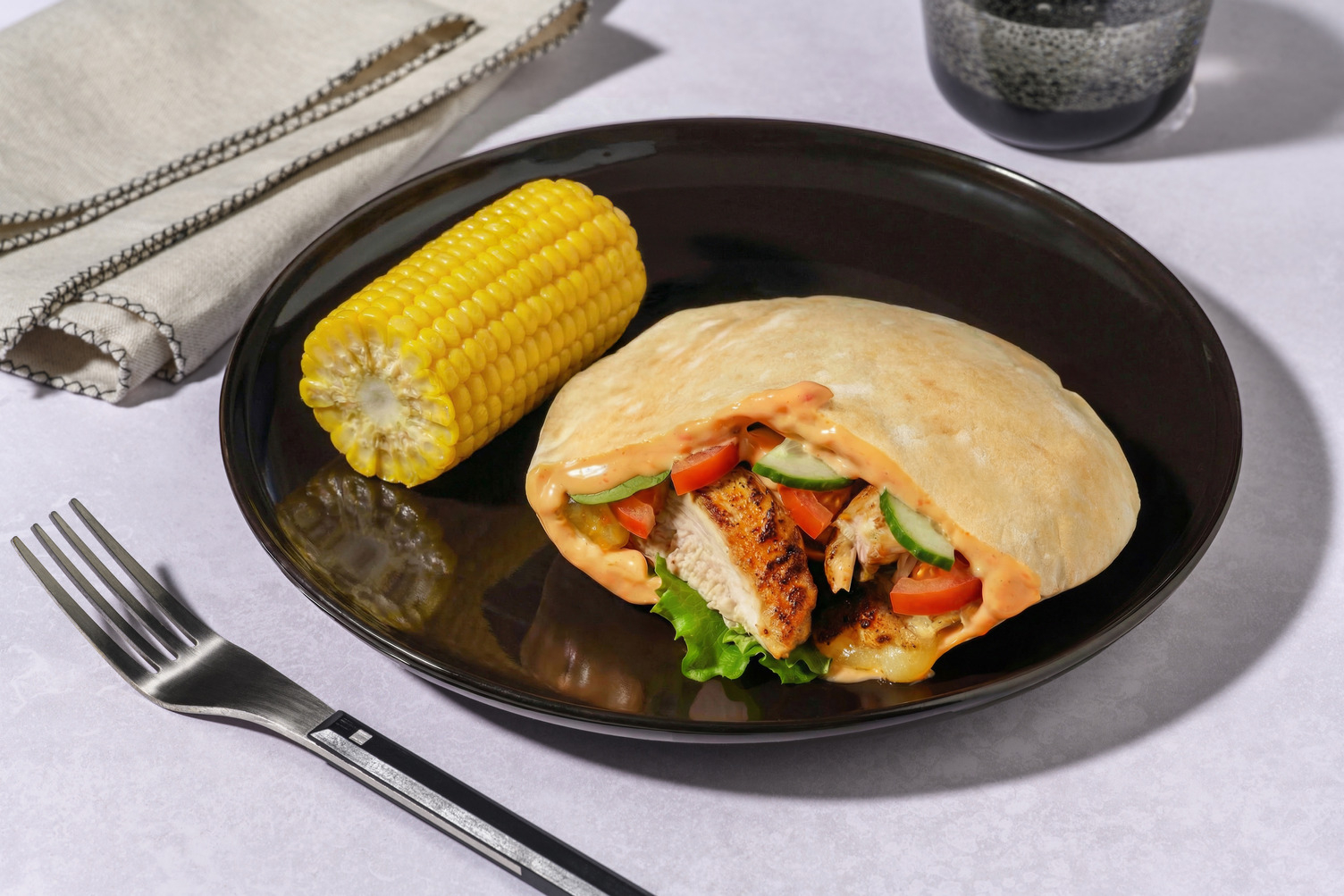 Easy As Peri-Peri Chicken & Cheddar Pitas