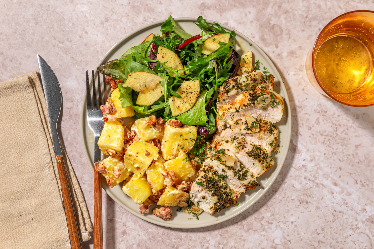 Herby Chicken & Dill-Almond Pangrattato