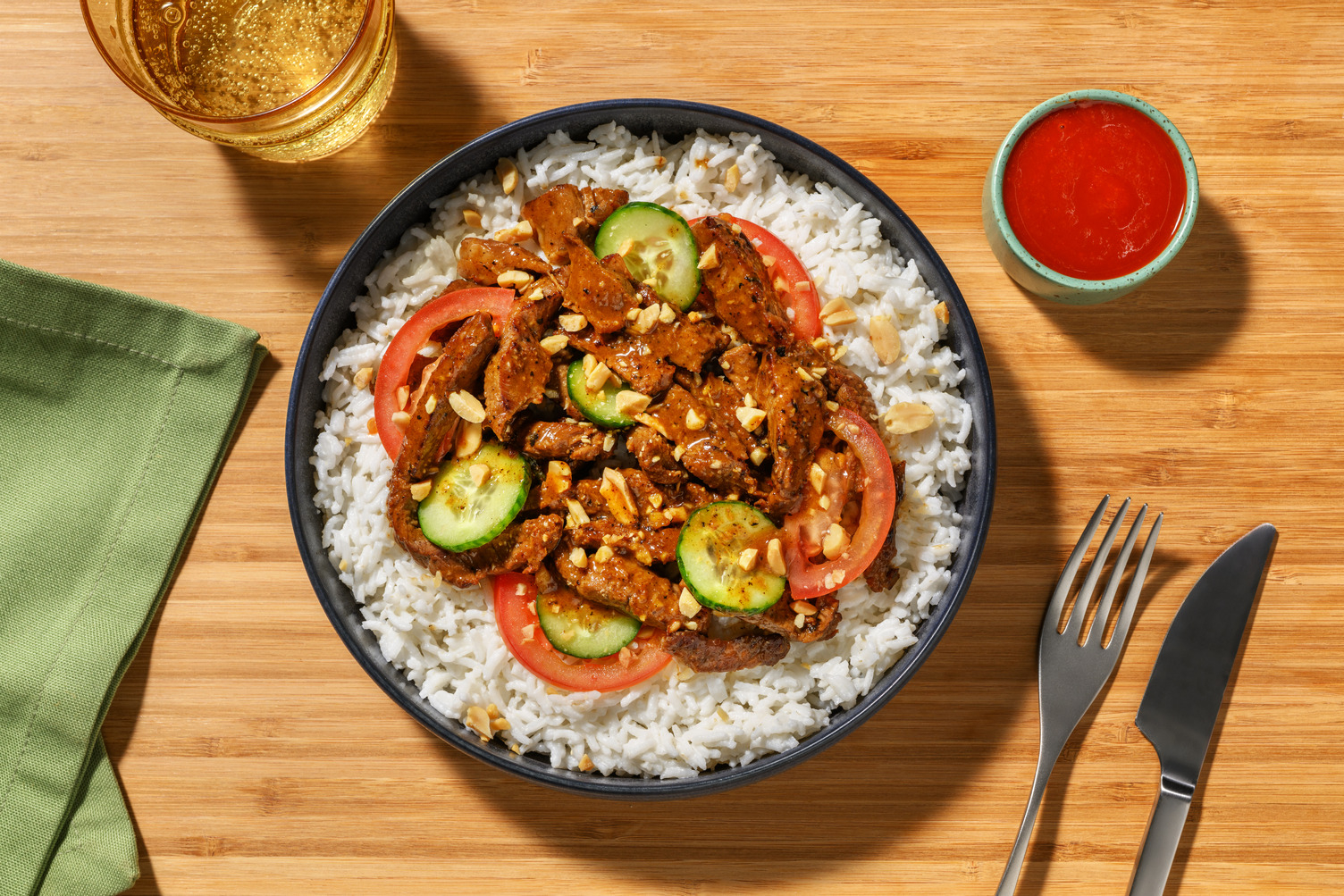 Fragrant Ginger Chicken Nasi Lemak