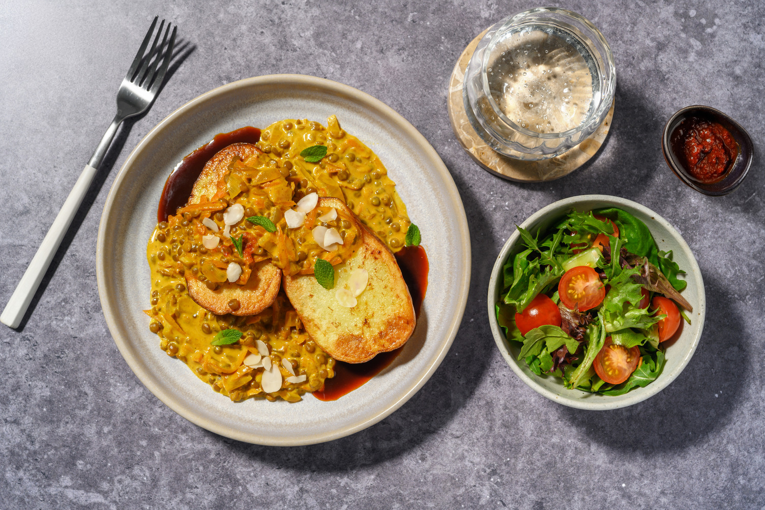 Plant-Based Dhal-Loaded Spuds