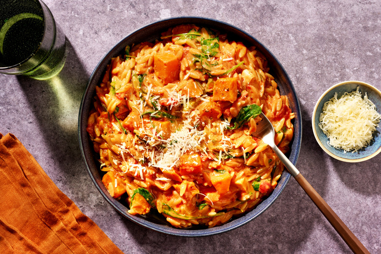Creamy Tomato & Roast Pumpkin Risoni
