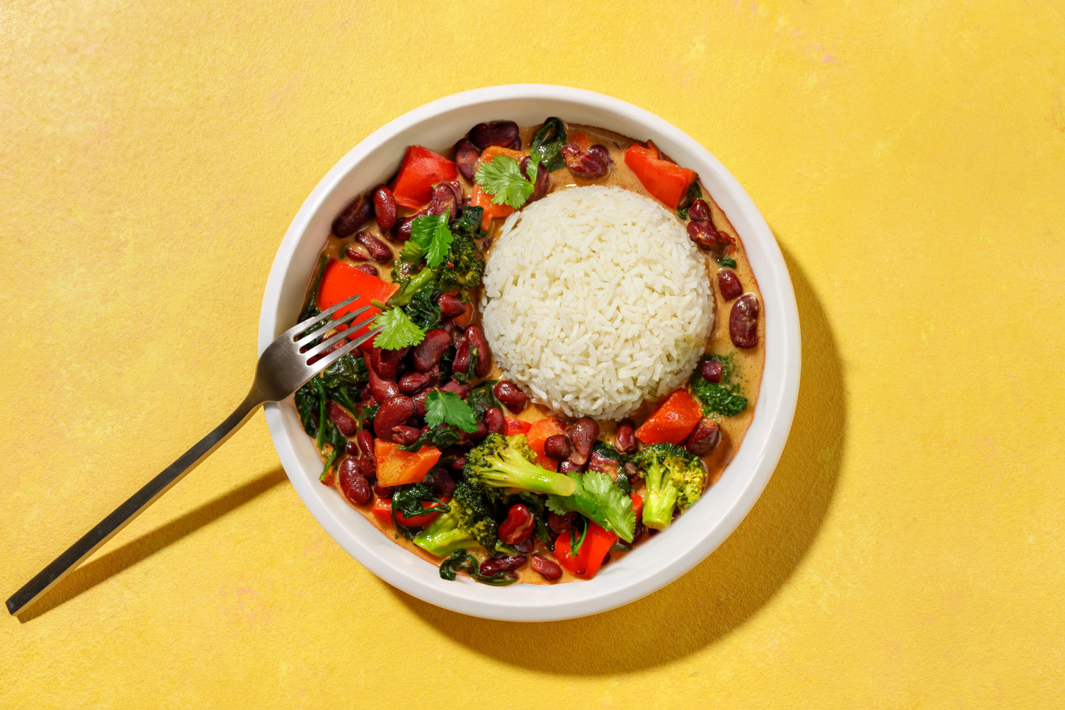 Easy As Caribbean Prawn & Kidney Bean Coconut Curry