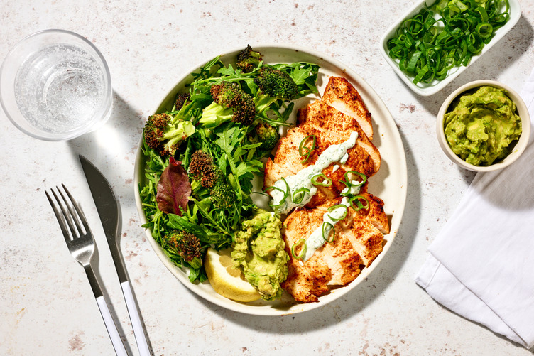 Smokey Pork Loin & Charred Broccoli Salad