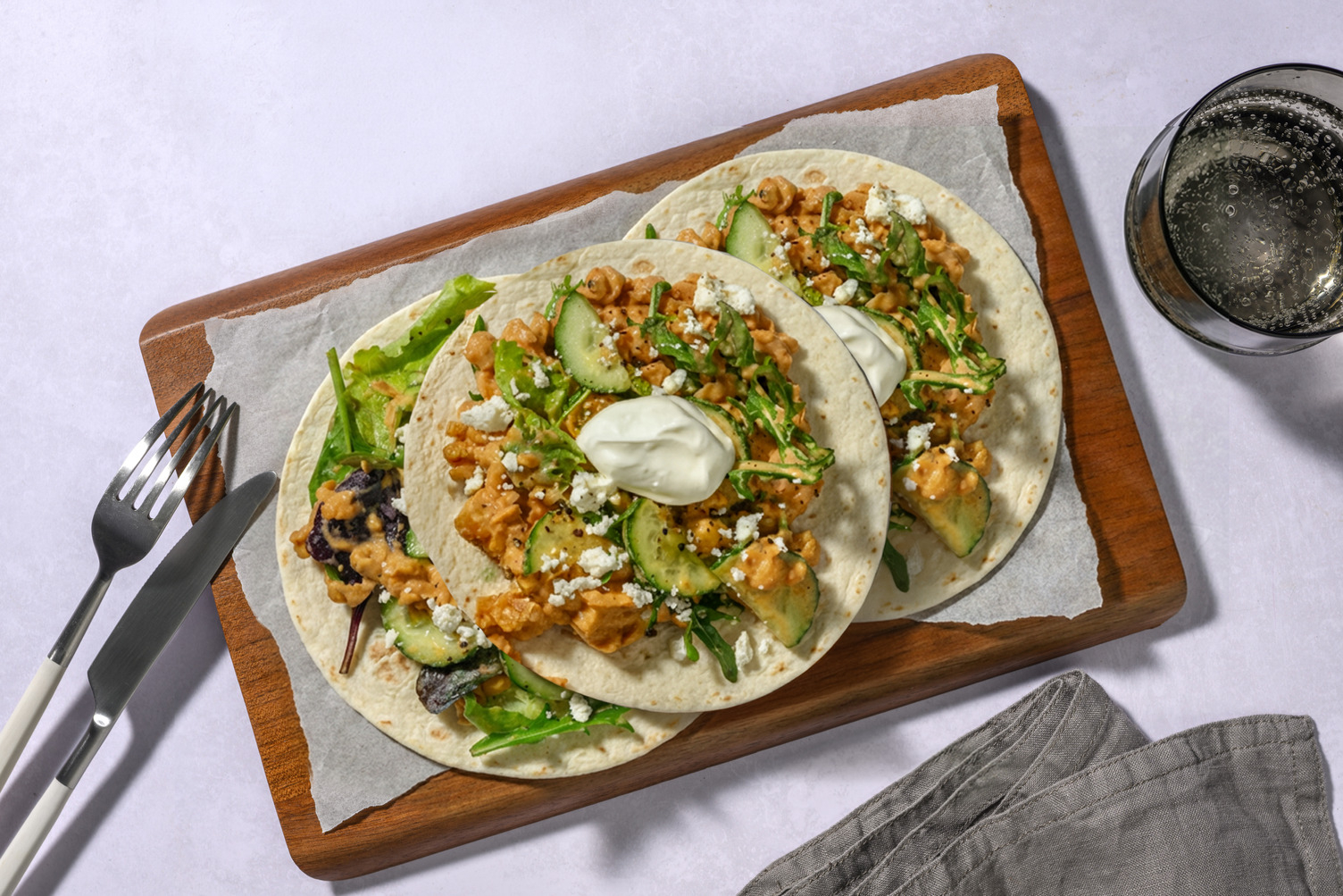 Swift Chermoula-Coconut Chickpea & Haloumi Flatbreads