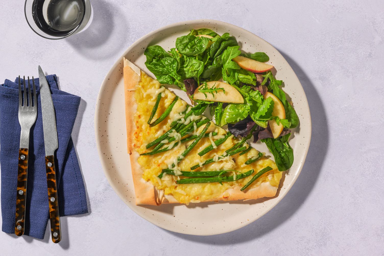 Loaded Green Bean & Chicken Potato Filo Galette