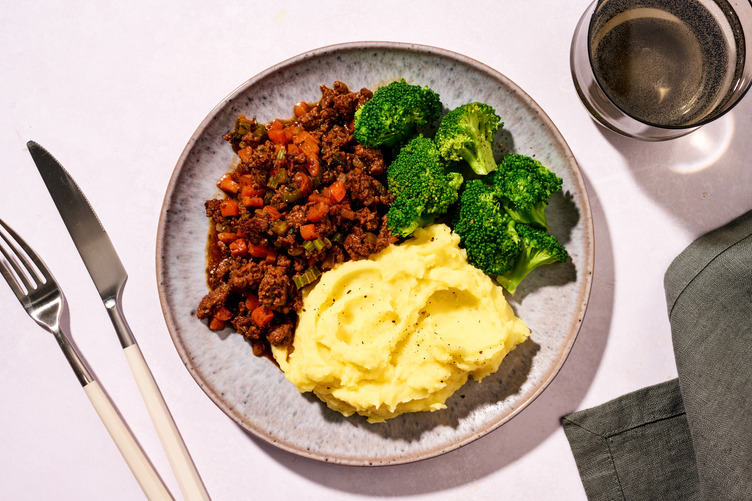 Saucy Lamb Bolognese & Potato Mash