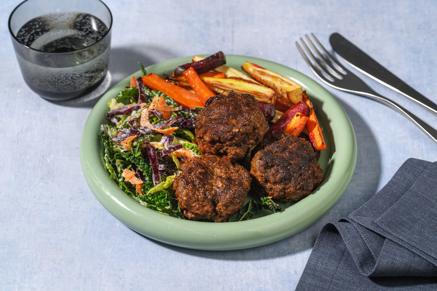 Double Sticky Peri-Peri Venison & Beef Rissoles