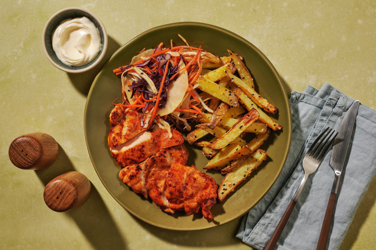 Honey-Soy Chicken & Sesame Fries