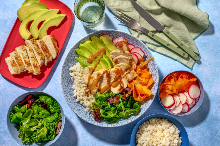 Sweet Soy Salmon & DIY Sushi Rice Station