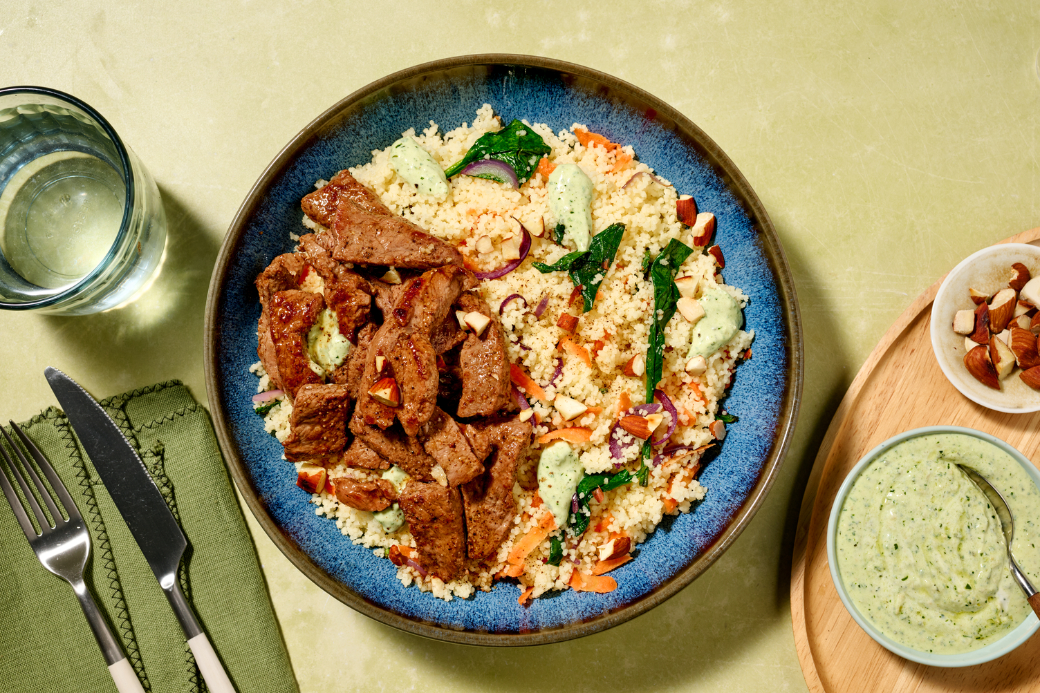 Spiced Halloumi & Veggie Couscous