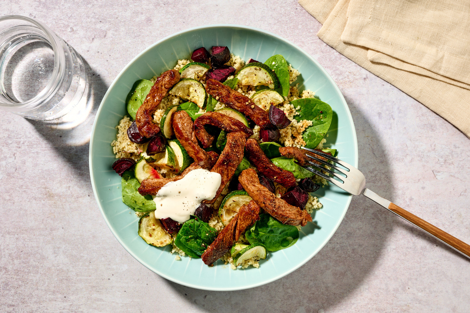 Middle Eastern Chicken  & Golden Goddess Couscous