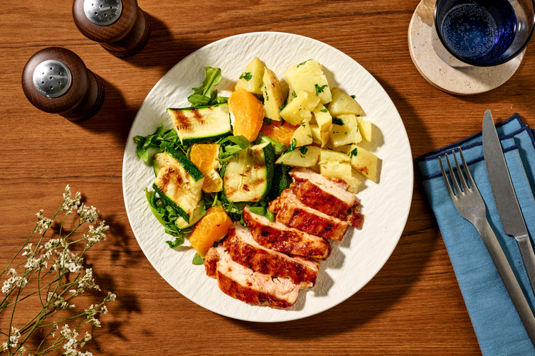 Sticky Charred Chicken & Citrus Salad