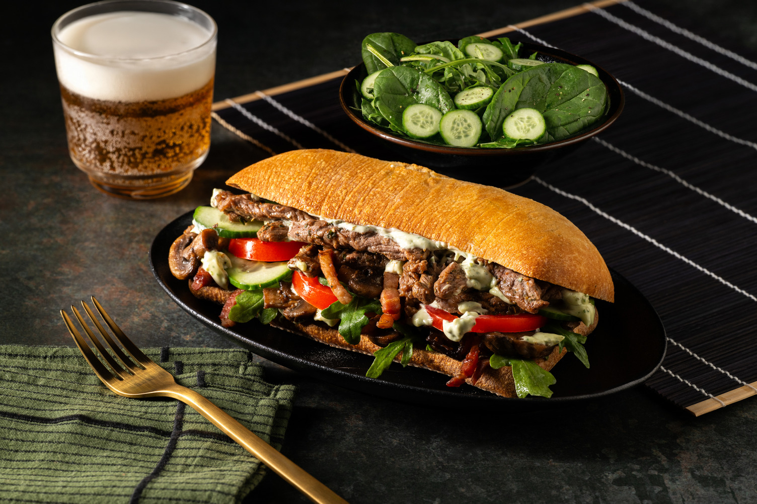 Ultimate Beef & Caramelised Bacon Sub