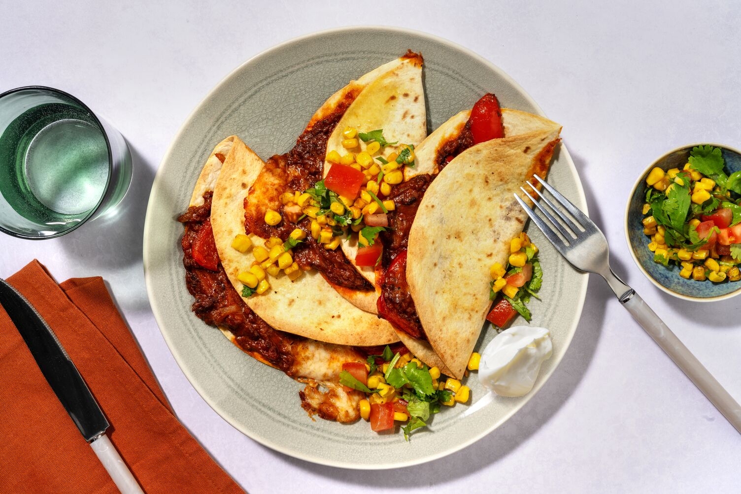 Mexican Beef Quesadillas