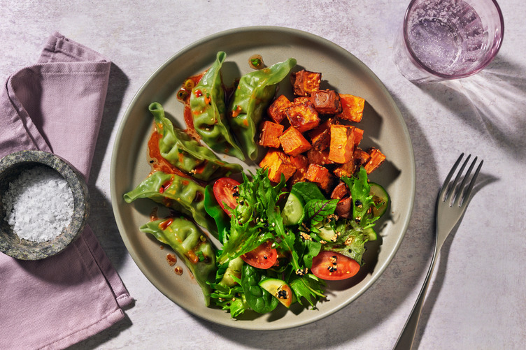 Salmon & Japanese Mixed Leaf Salad