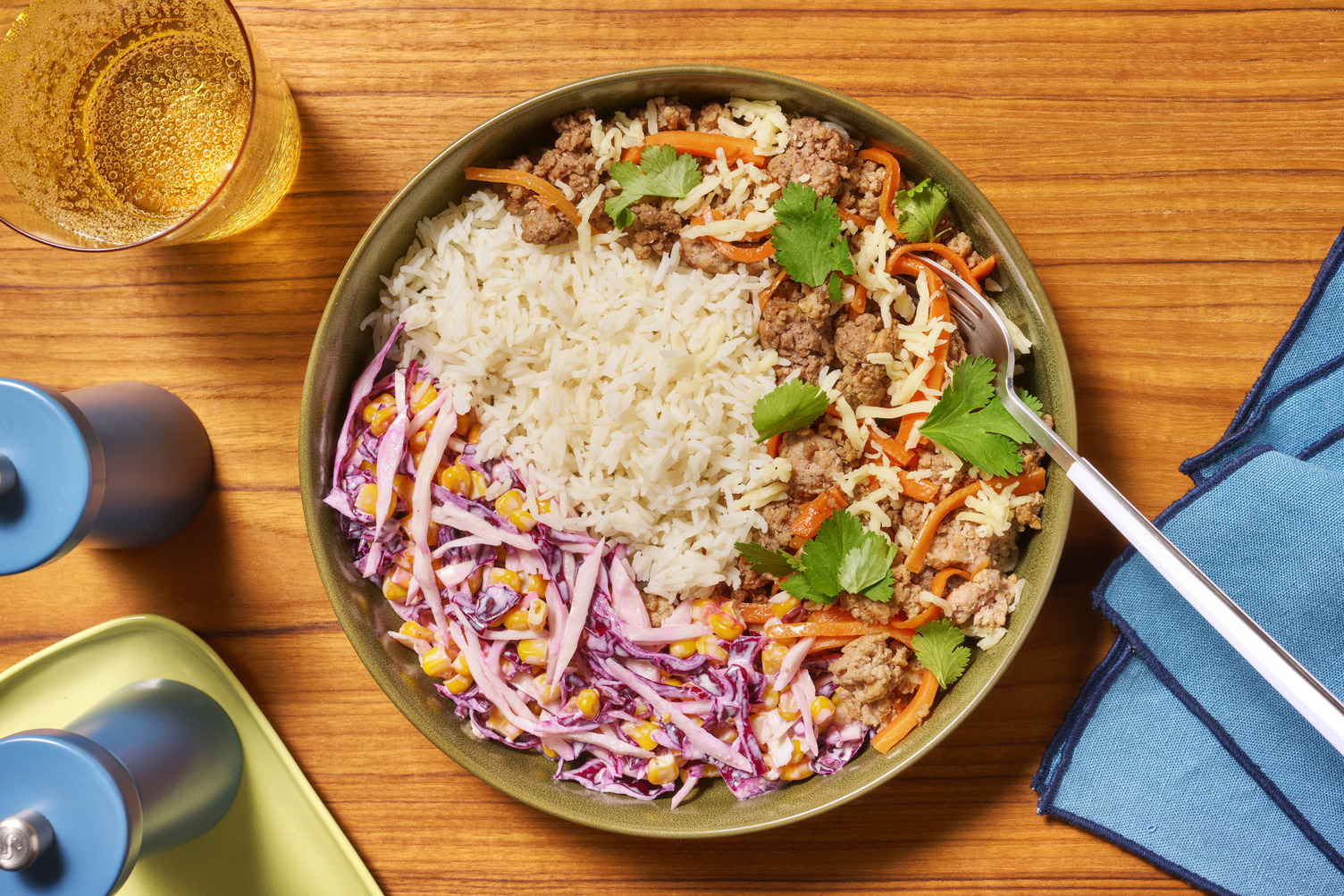 Express Mexican Lamb Rice Bowl