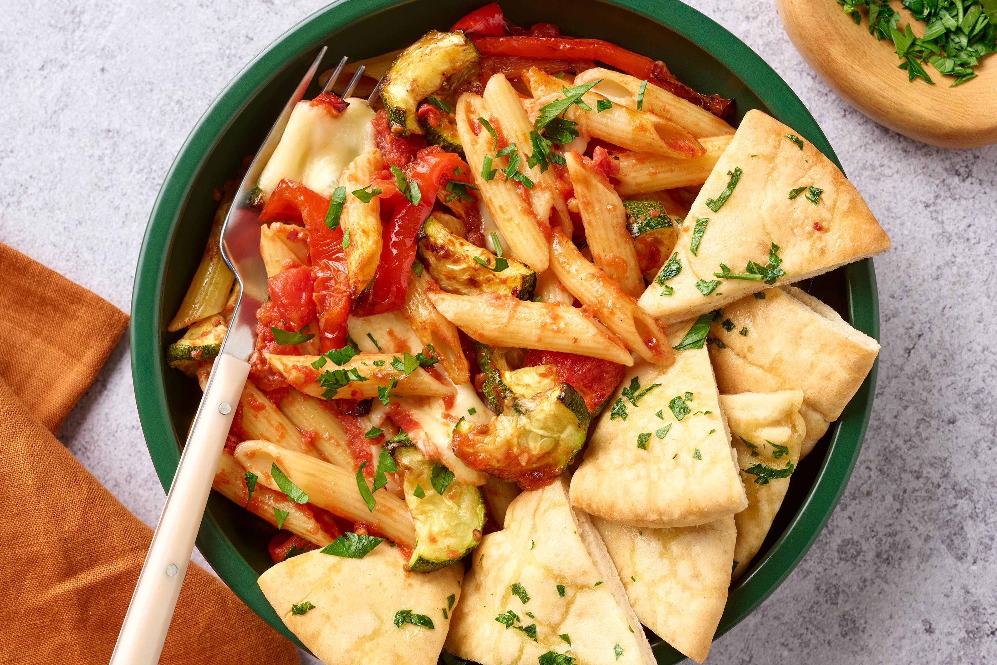 Spicy Baked Penne with Bocconcini
