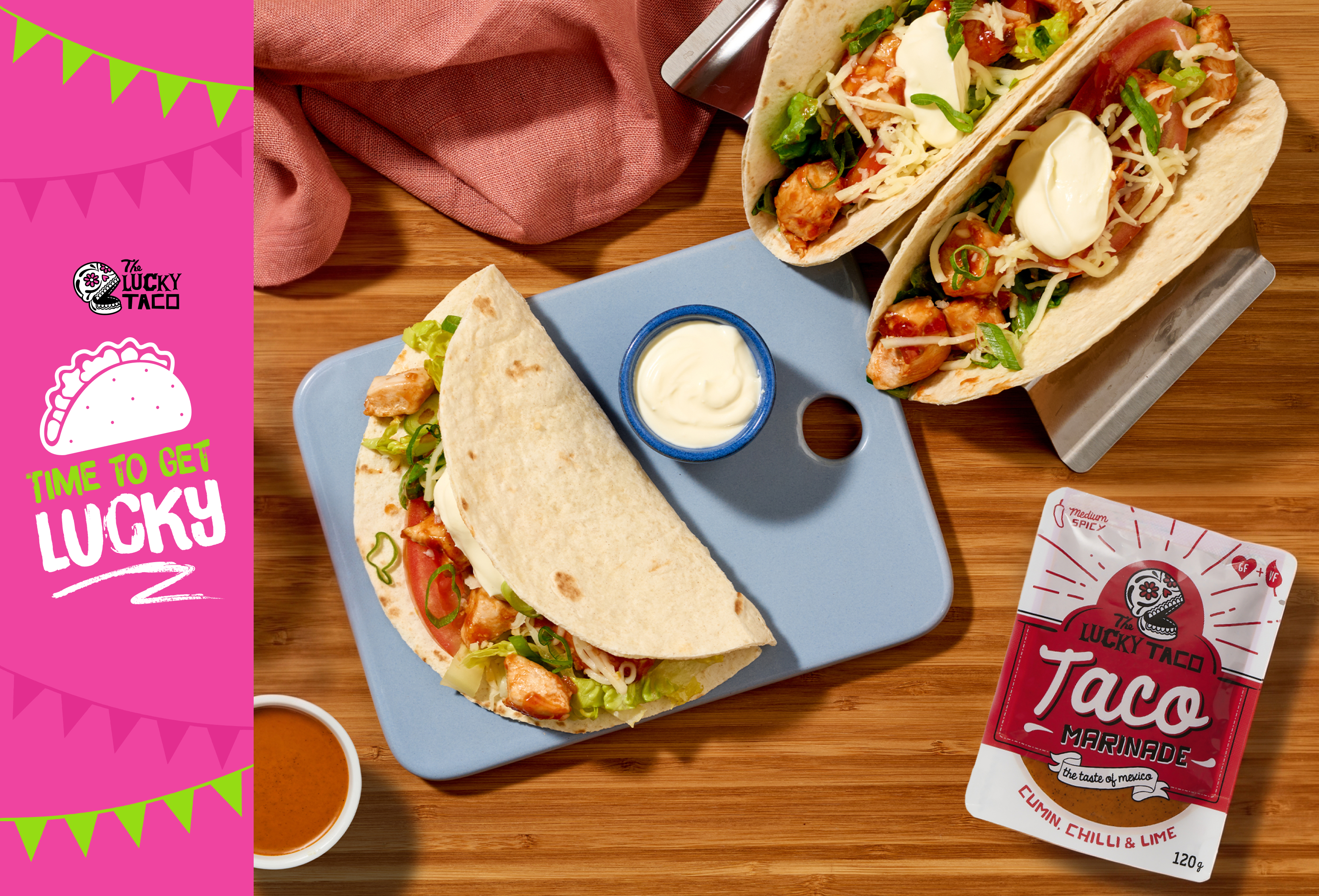 Cumin, Chilli & Lime Chicken Tacos