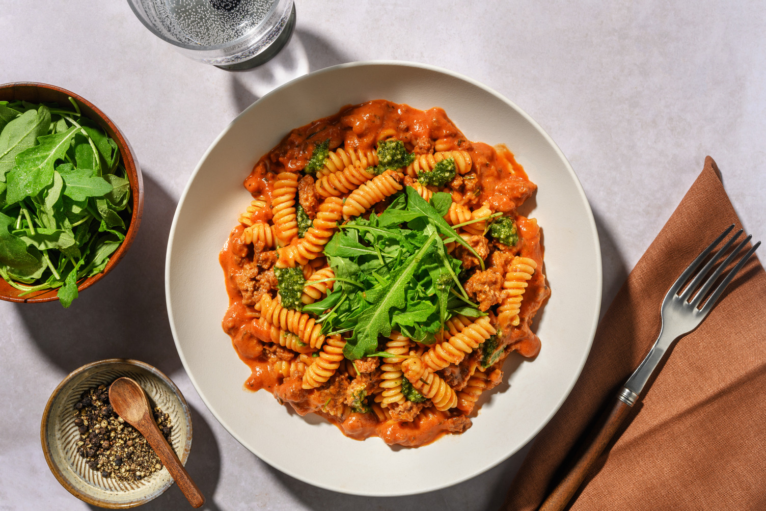 Saucy Plant-Based Mince Bolognese Fasta-Pasta