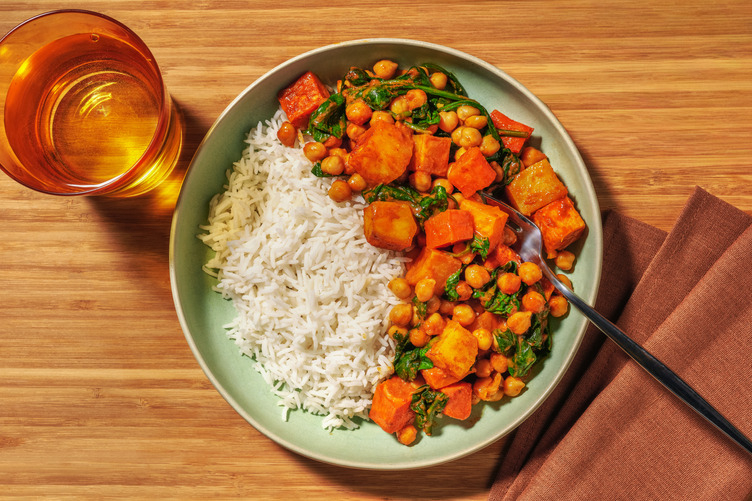 No-Chop Sri Lankan Beef, Chickpea & Veggie Curry