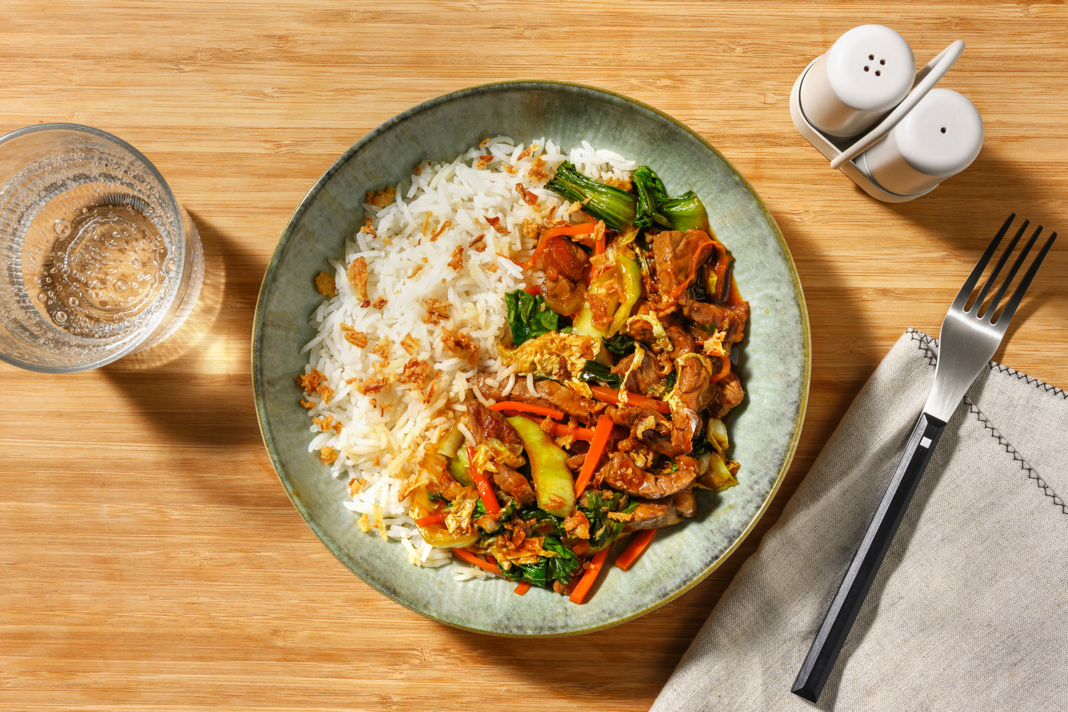 Quick Double Sweet 'n Savoury Beef & Veggie Stir-Fry