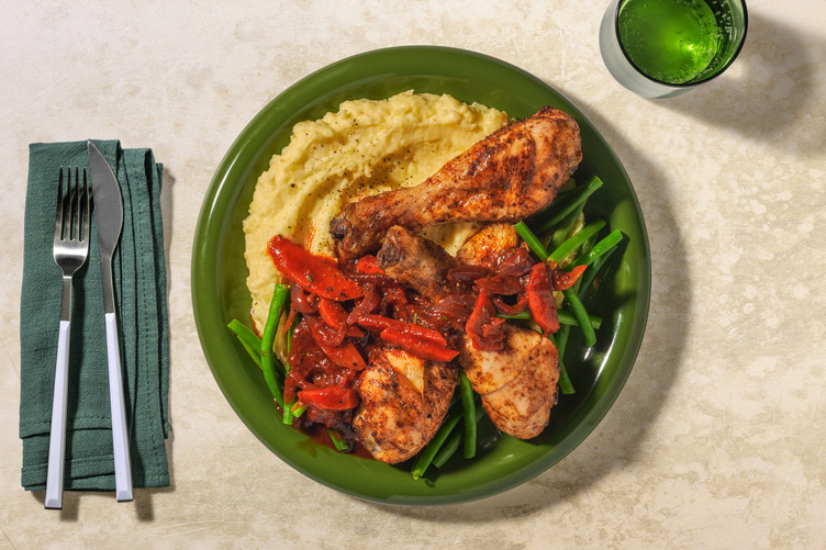 Saucy Chicken & Potato Mash