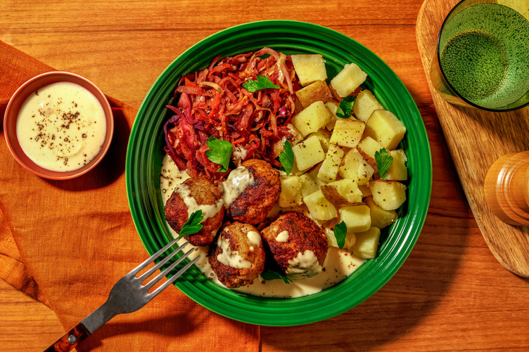 Saucy German-Style Beef Meatballs