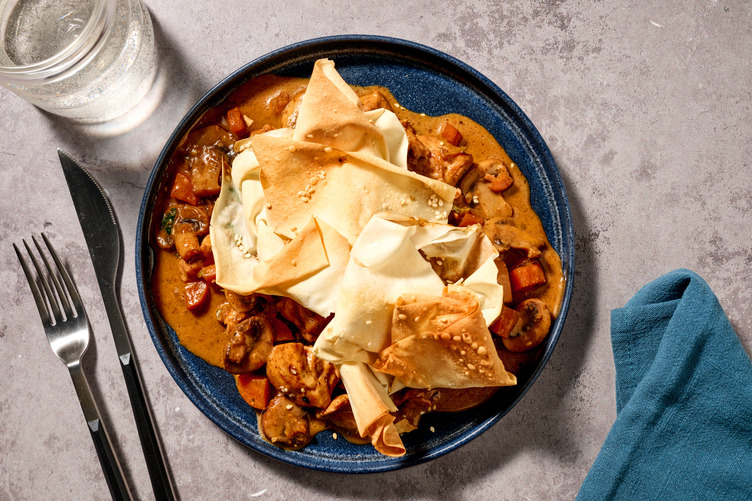 Nan's Loaded Chicken Filo Pie