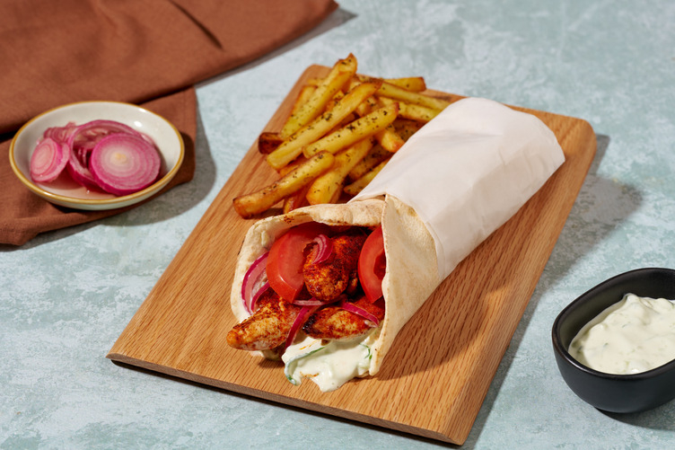 Yiayia's Spiced Beef & Veg Gyros