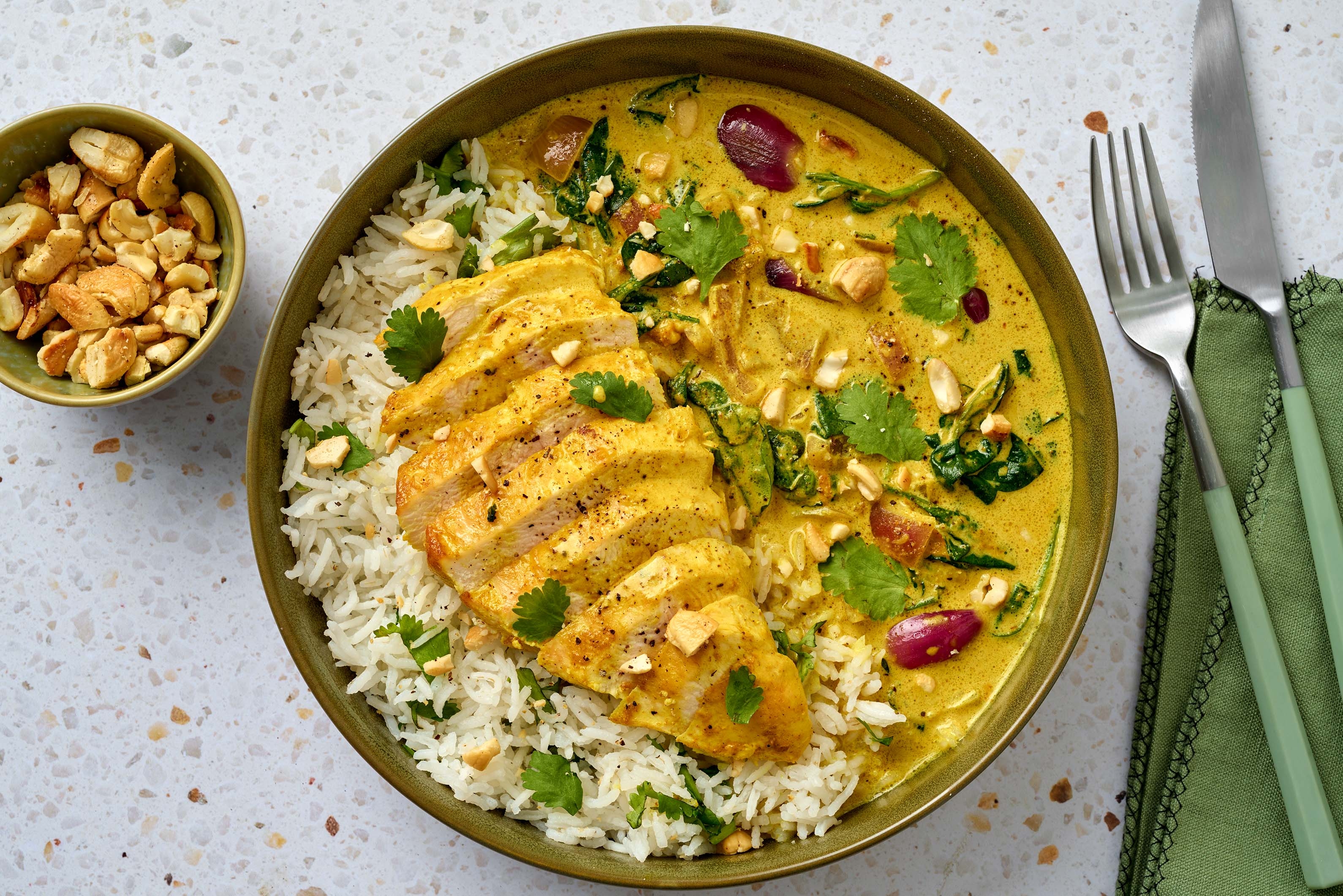 Cari de poulet malai crémeux