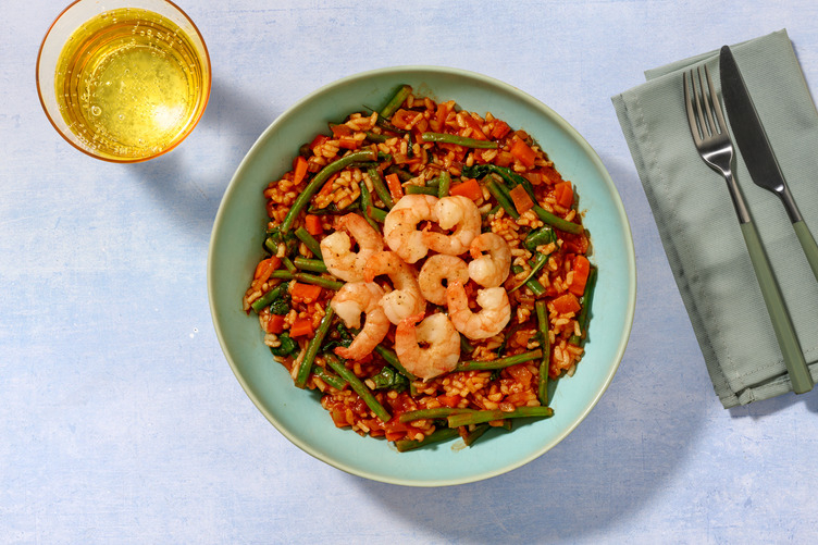 Garlic Prawn & Veggie-Packed Risoni