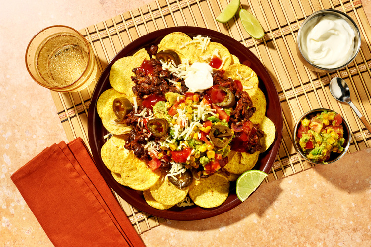 Premier Pulled Pork & Kidney Bean Nachos