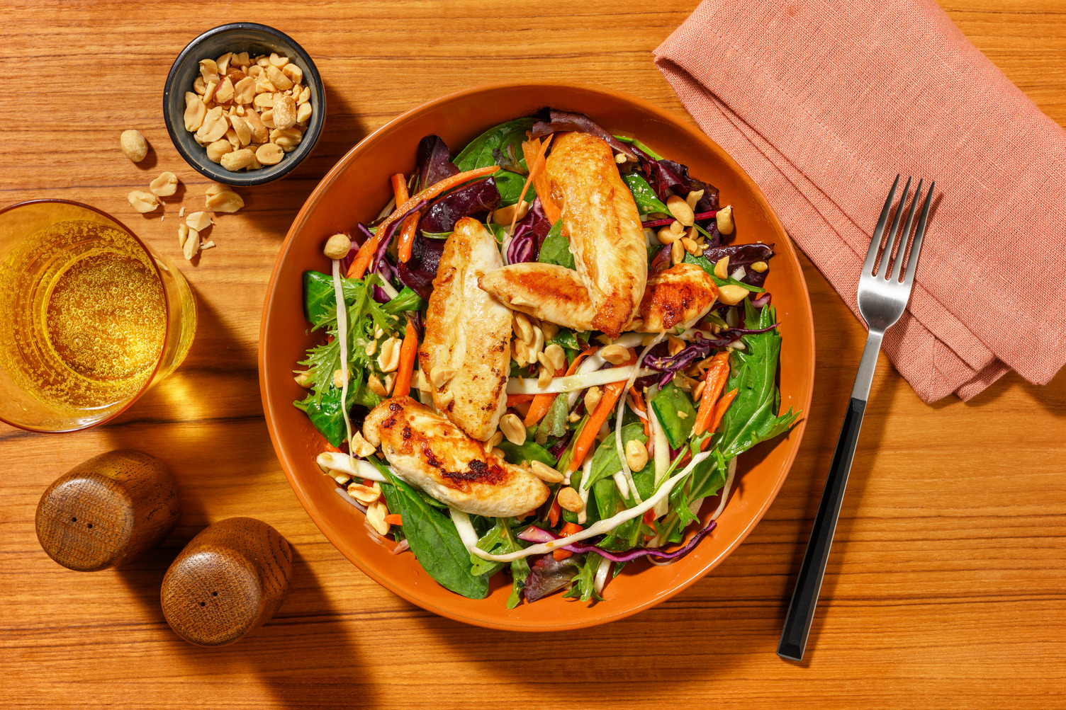 Double Vietnamese-Style Chicken Tender Salad