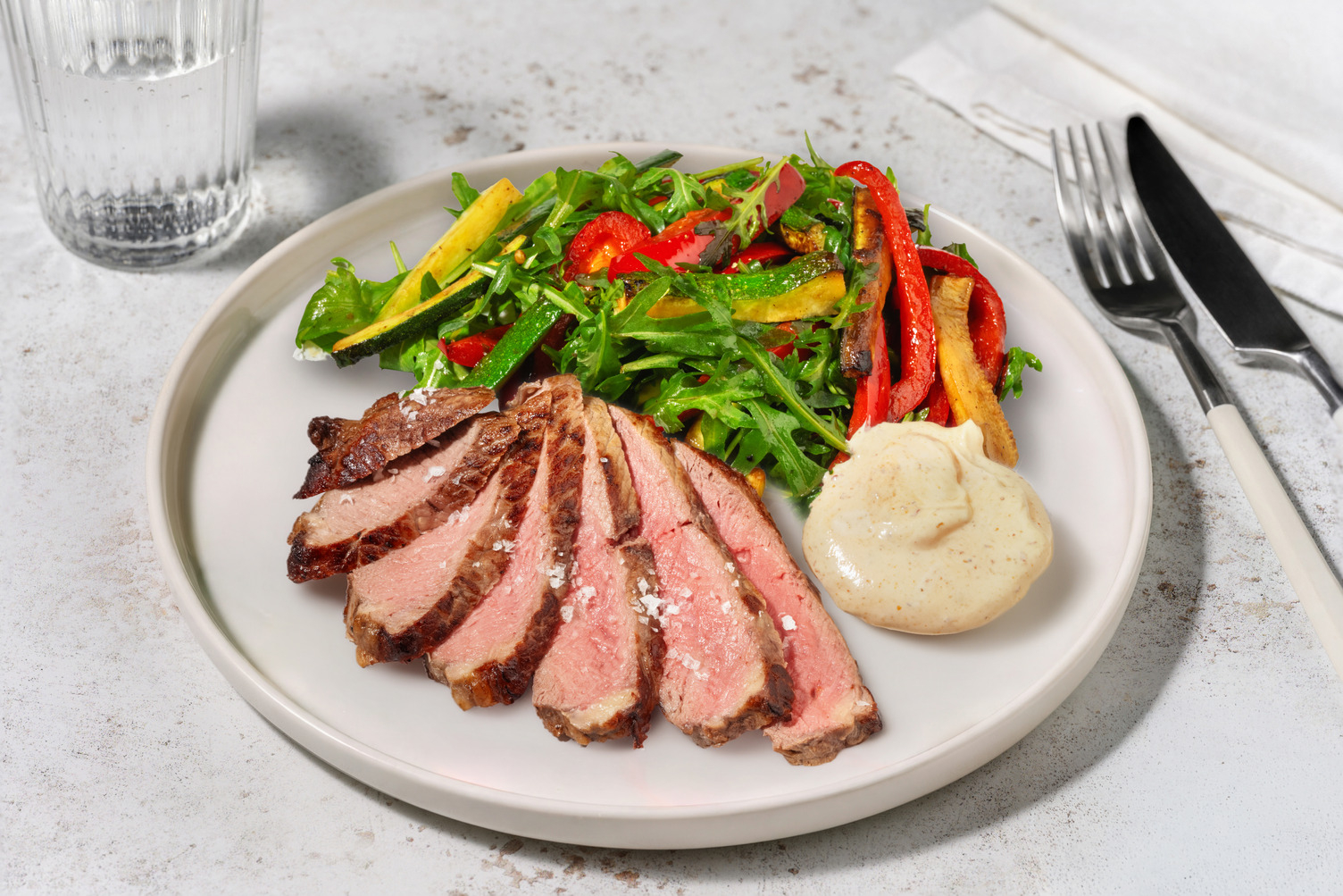 Chicken Tenders & Charred Capsicum Salad