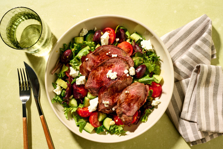Greek-Style Roast Chicken & Olive Salad