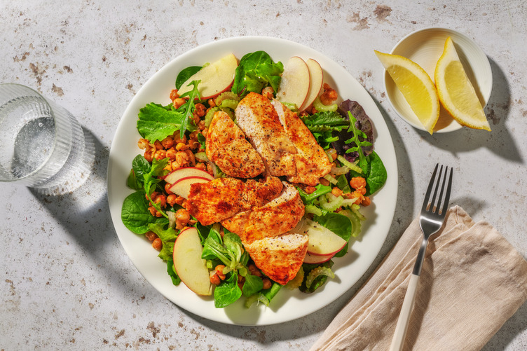 Smokey Chicken & Crushed Harissa Chickpeas