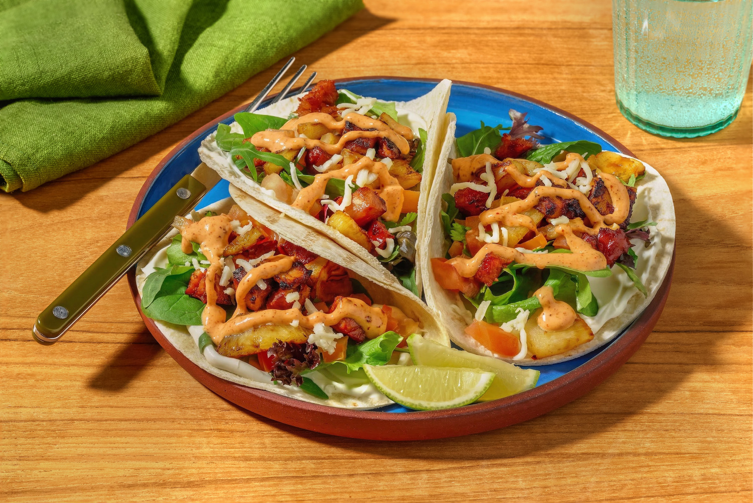 Halloumi & Pineapple Tacos
