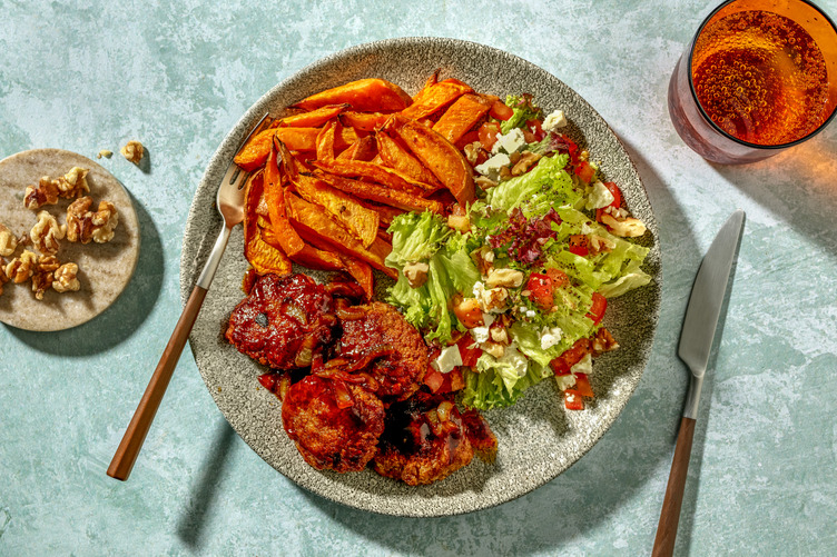 Chutney-Glazed Lamb Rissoles