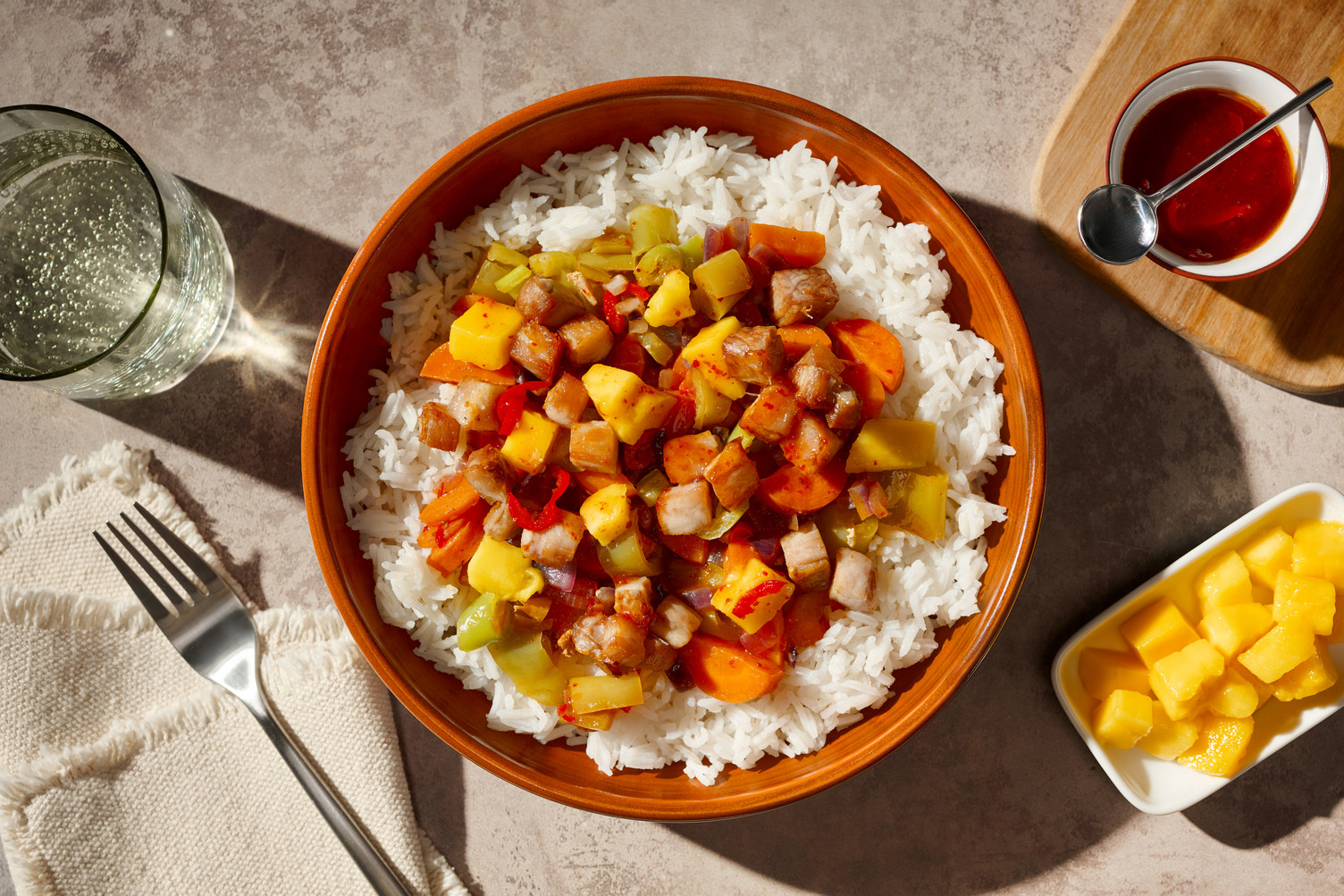 EXPLOSION « SWICY » ! Mangue, miel à la harissa & chili sucré