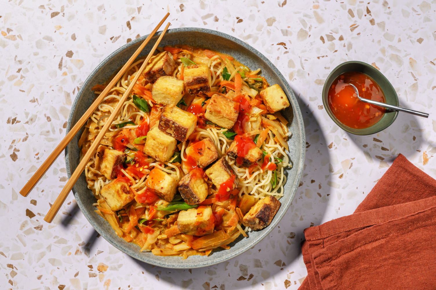 Express Beef & Coconut Curry Noodles