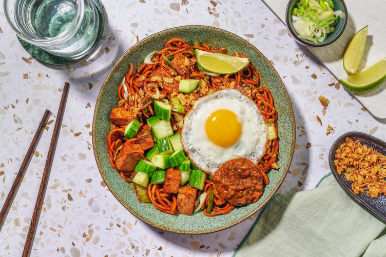 Spiced Double Tofu & Veggie Mie Goreng 
