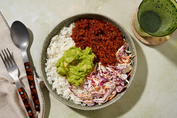 BBQ Plant-Based Mince Bowl