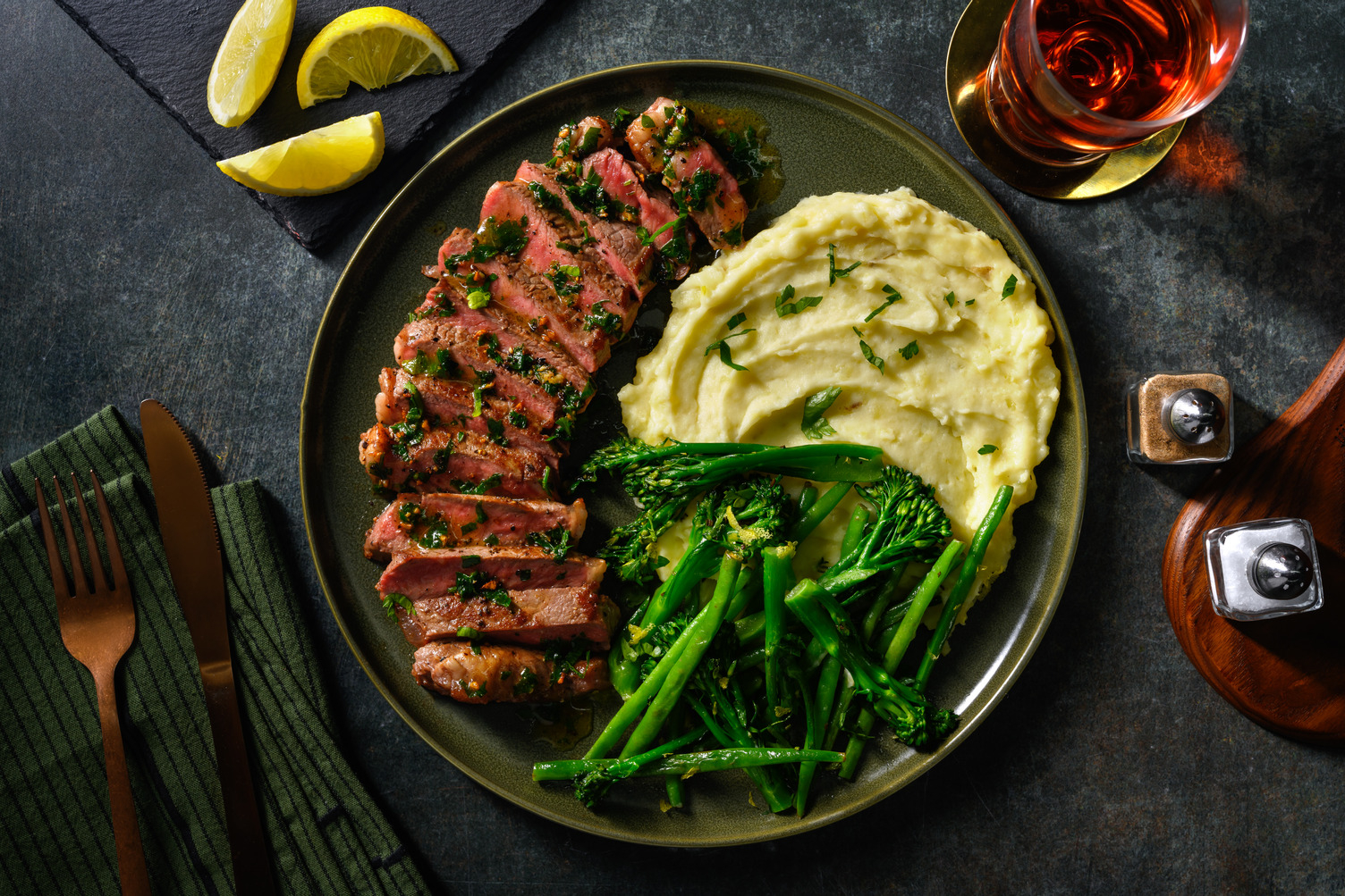 Prime Porterhouse Steak & Mashed Potato