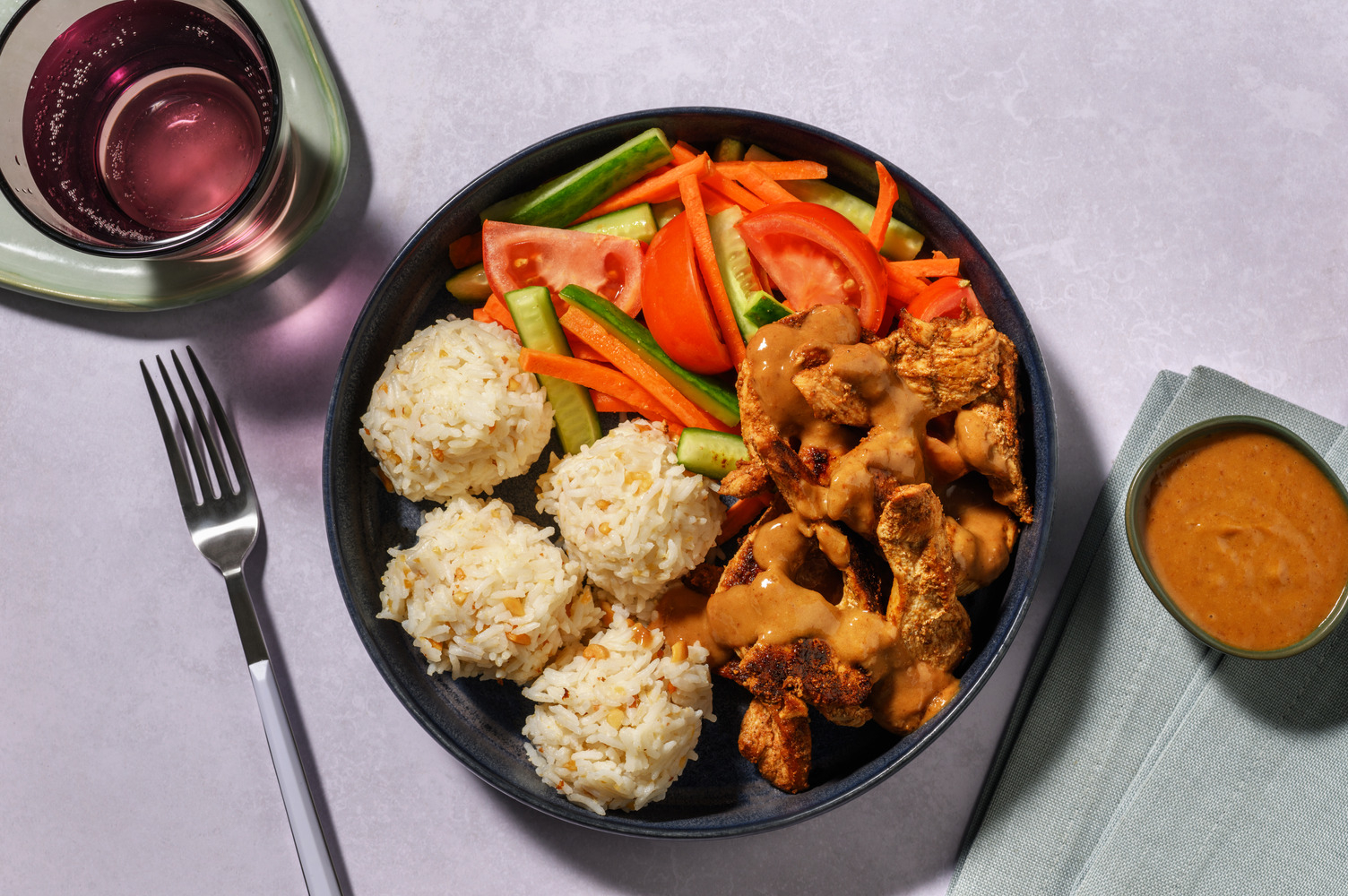 Super Satay Chicken Strips & Nutty Sauce